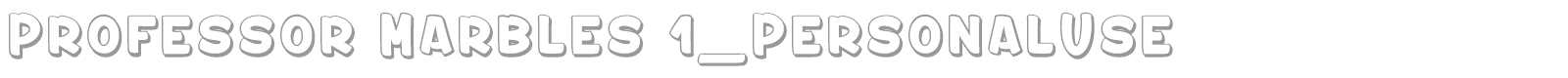 Professor Marbles font preview